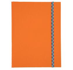 Iderama Notebook 220x170, 192 lined pages - orange