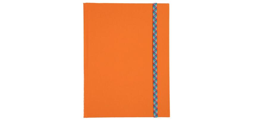 Iderama Notebook 220x170, 192 lined pages - orange