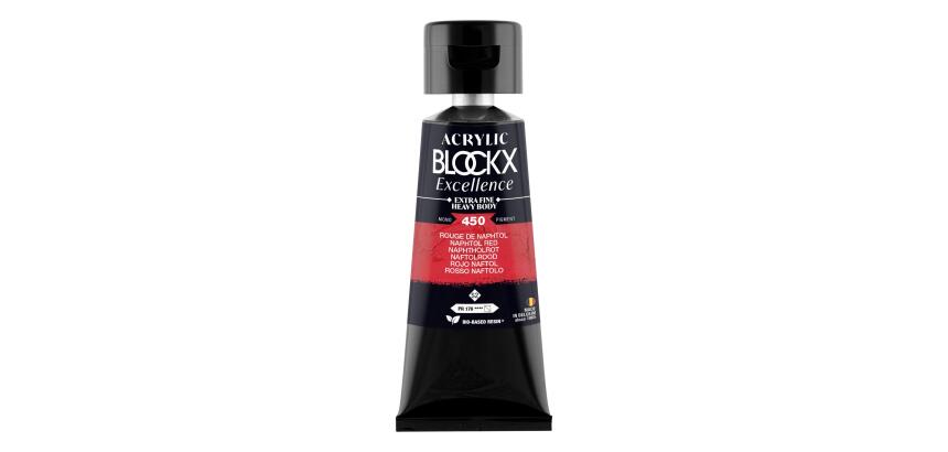 Peinture acrylique extra-fine fine tube 75ml - Rouge de Naphtol