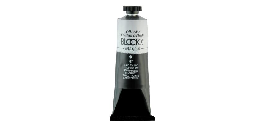 Peinture à l'huile extra-fine tube 60ml - Blanc tita zinc