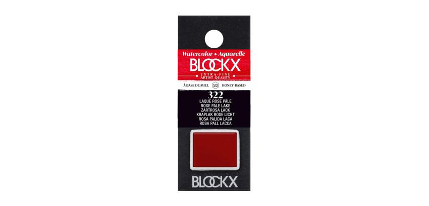 Aquarellfarbe, Zartrosa Lack - 1/2 Näpfchen 1,5ml - Lack Blassrosa