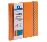 Carnet Iderama 220x170, 192 pages lignées - orange