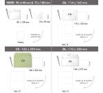 Carton de 200 enveloppes Pollen 162x229mm 120g/m²