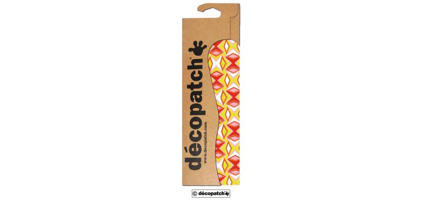 Décopatch 3 identieke bladen - ref 635. - Rood