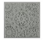 Cernit plaque de texture Mandala - Gris