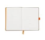Rhodiarama Goalbook rembordé rigide A5 240 pages dot papier blanc 90g - Beige
