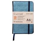 CUIRISÉ Carnet RR A6, 144 pages unies - Indigo