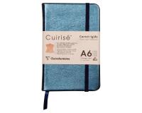 CUIRISÉ Carnet RR A6, 144 pages unies - Indigo