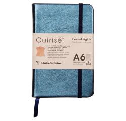 CUIRISÉ Carnet RR A6, 144 pages unies - Indigo