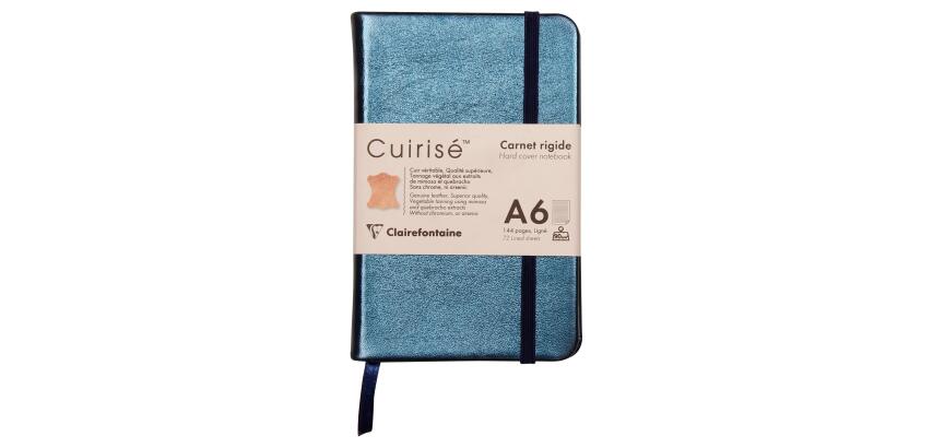 CUIRISÉ Carnet RR A6, 144 pages unies - Indigo