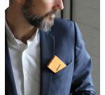 Stapled pad No. 10, A8 size, 5x5 grid, orange