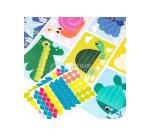 Boîte créative, Educativ' Stickers, Lignes de gommettes - Multicolore