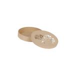 Round Plant Box 15x15x3cm - Kraft