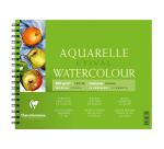 Clairefontaine Etival Watercolour Spiral Album - 18 x 24cm - 12 Sheets - 300gsm - Rough Grain