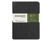 Set de 2 carnets piqués Age Bag A5 96 pages uni - Noir
