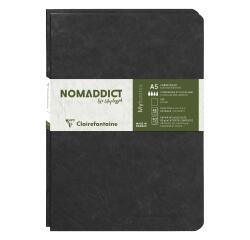 Set de 2 carnets piqués Age Bag A5 96 pages uni - Noir