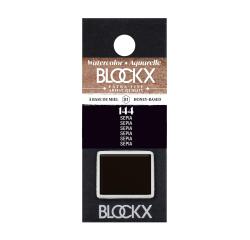 Blockx Watercolour Half Pan 1.5ml - Sepia