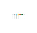 Exacompta Roundhead Pins (Box of 100) - Assorted colours
