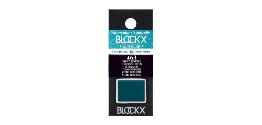 Aquarellfarbe, Türkisgrün - 1/2 Näpfchen 1,5ml - Türkisgrün