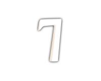 Petit chiffre 7 12cm - Blanc
