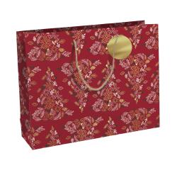 Clairefontaine Gift Bag - 37.3x11.8x27.5cm - Red Forest - Red