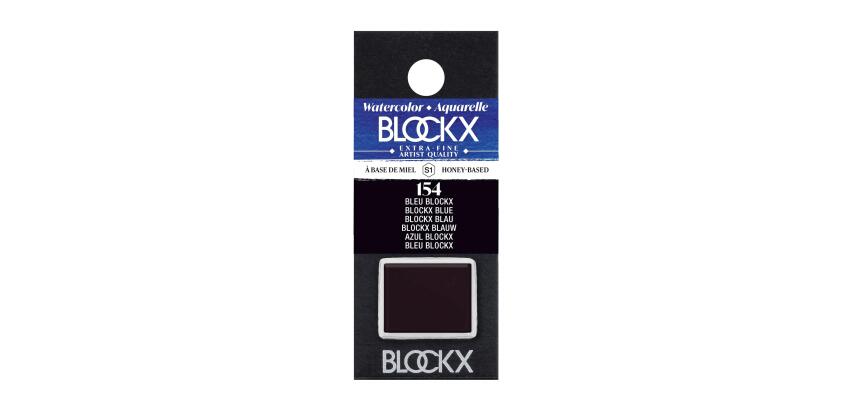 Aquarellfarbe, Blockx Blau - 1/2 Näpfchen 1,5ml - Blockx Blau
