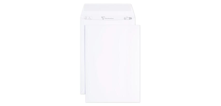 Adheclair 162x229mm 120g peel and seal envelope - White