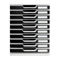 Ladenbox Modulo Office 10 gesloten laden - Zwart