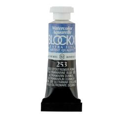 Aquarellfarbe, Ultramarin dunkel - Tube 5ml - Ultramarinblau dunkel