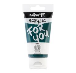 Darwi For You tube de peinture acrylique 75 ml - Vert anglais