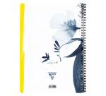 Inkebana, Cahier reliure intégrale A4 21x29,7 cm, 148 pages, ligné et marge, ass. - Multicolore