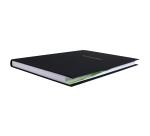 Register 297X210 Verzeichnis quer 300 Seiten - Schwarz Leinen