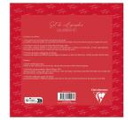 Moulin Rouge, Set de calligraphie 21x21 cm contenant une plume de verre, un flacon d'encre Moulin Rouge, un bloc de 52 feuilles