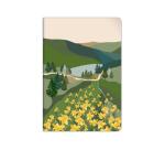 La Vie en Vosges, Notizheft mit Fadenbindung A4 21x29,7 cm, 48 Blatt liniert mit Rand, sortiert