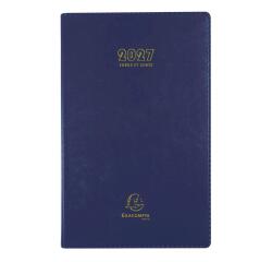 Agenda de bureau Carré Euro et cents Barbara 13,5 x 21 cm Journalier Janvier à Décembre 2027 - Couleurs assorties
