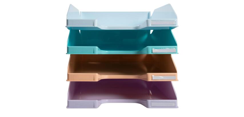 Set de 4 bandejas COMBO arlequín - Colores surtidos