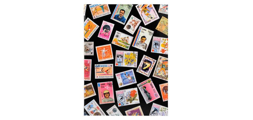 Album de timbres Sport 16 pages noires - 22,5x30,5 cm - Visuel
