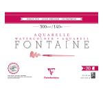 Fontaine bloc collé 4 côtés 20F 31x41cm 300g grain fin