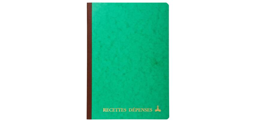 Piqûre 297X210 Recettes-dépenses 80 pages - Couleurs assorties