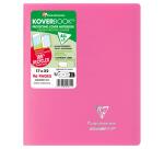 Cahier piqué Koverbook 17x22 cm 96 pages petits carreaux couverture polypropylène 100% recyclé