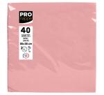 Paquet de 40 serviettes micro-gaufrées ouate 2 plis - 38x38 cm