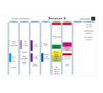 Planning cancellabile a secco e magnetico - Bianco