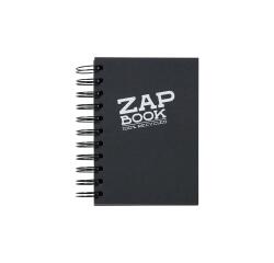 Zap Book carnet spiralé 160F A6 80g - Noir