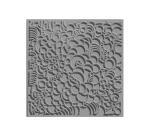 Cernit plaque de texture Bubbles - Gris