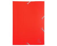 Sammelmappe mit Gummizug und 3 Klappen, PP 400µ, Eco, blickdicht, für Format DIN A4
