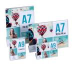 Pack 10 label holders 105x74 A7 portrait - Crystal