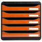 Orange brillant