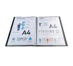 Sichtmappe A4 aus flexiblem Polypropylen, opak, 10 Hüllen