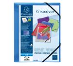 Kreacover Elasticated 3 Flap Folder with front pocket