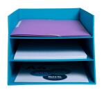 Letter tray w.3 levels Teksto purple
